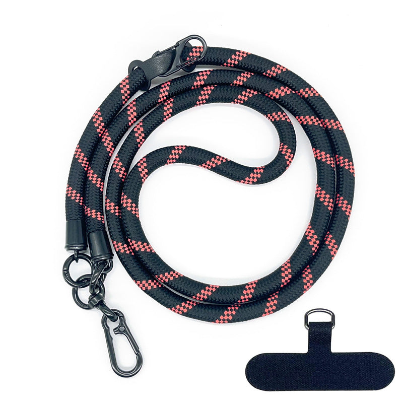 10MM Climbing Rope Mobile Phone Lanyard Gasket Adjustable Crossbody Mobile Phone Strap Camera Strap Rope Anti-lost Neck Rope