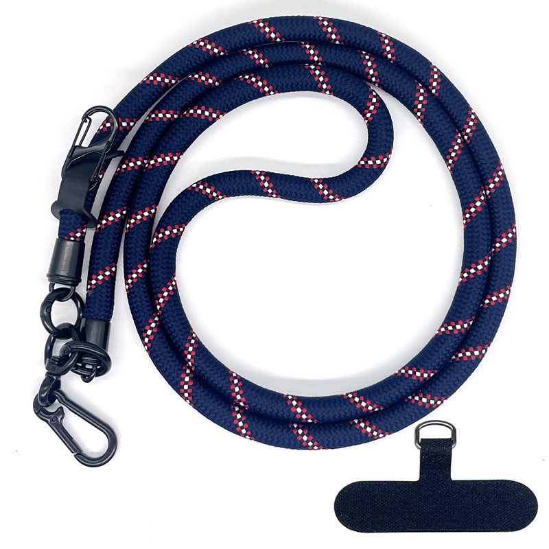 10MM Climbing Rope Mobile Phone Lanyard Gasket Adjustable Crossbody Mobile Phone Strap Camera Strap Rope Anti-lost Neck Rope