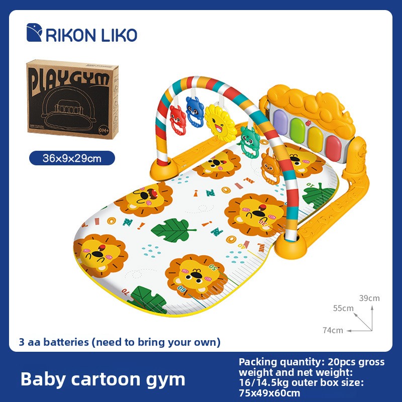 Interactive Crawling Game Mat for Infant Motor Skills and Early Sensory Learning Play