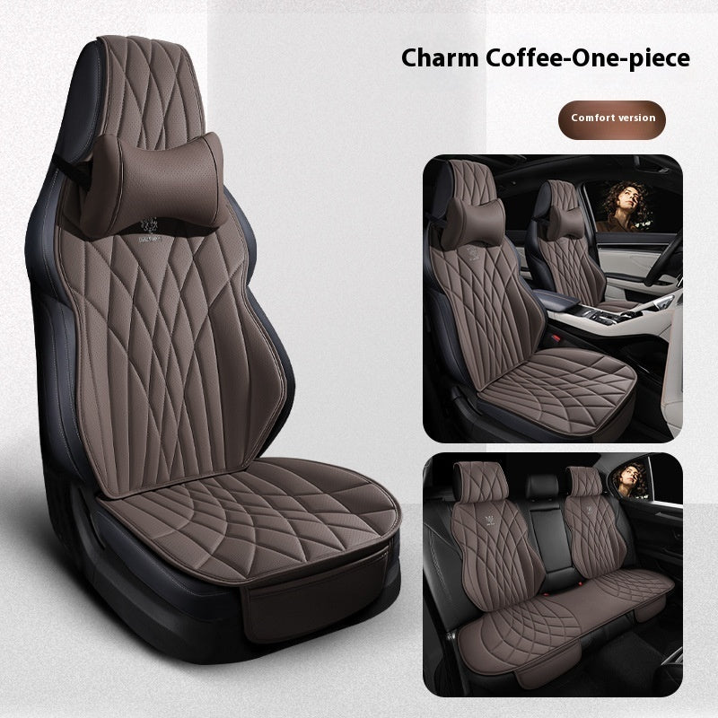 Universal Leatherette Car Seat Covers - Five-Seat Set