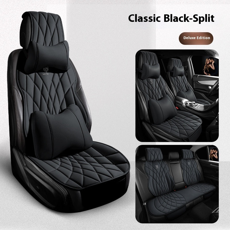 Universal Leatherette Car Seat Covers - Five-Seat Set