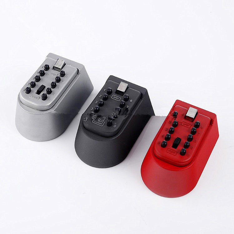 Cross-border Password Key Box Wall-mounted Metal Box Password Box Key Lock Box Outdoor Waterproof Storage Anti-theft Storage Box
