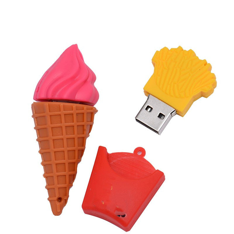 Cute Mini Ice Cream USB Stick - Creative & Fun Storage
