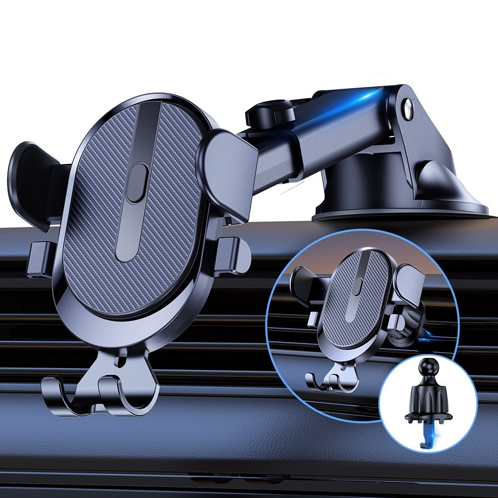 Car-mounted Mobile Phone Bracket With Hook Rotating Air Outlet