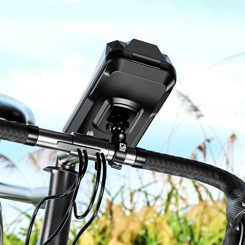 Motorcycle Waterproof Handlebar Riding Navigation Bracket