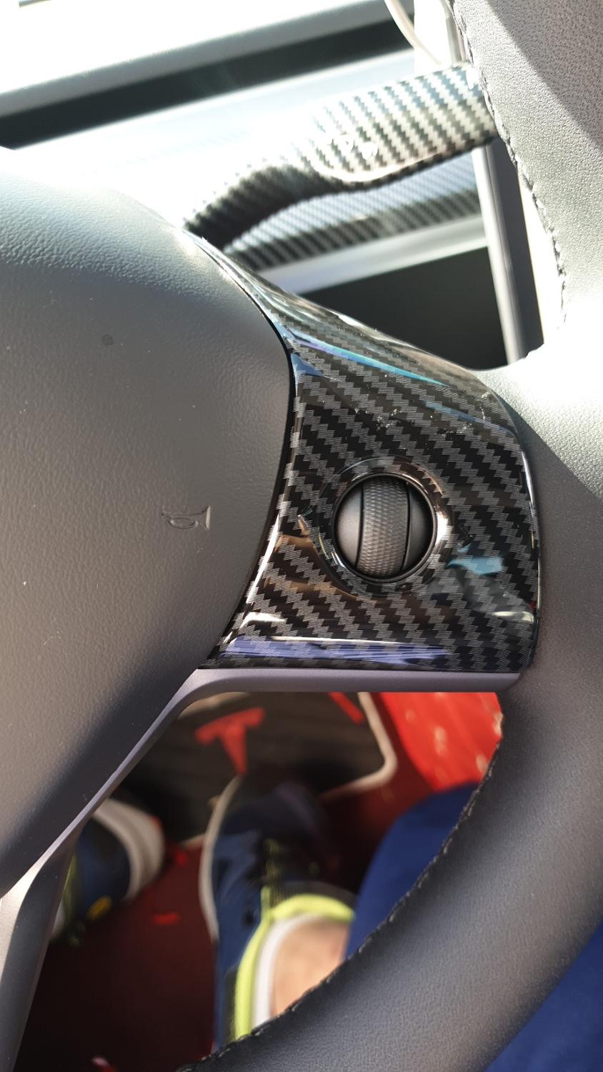 Tesla Model 3 Steering Wheel Trim Set