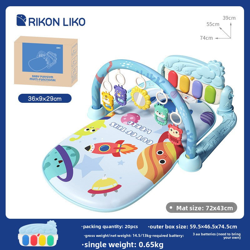 Interactive Crawling Game Mat for Infant Motor Skills and Early Sensory Learning Play