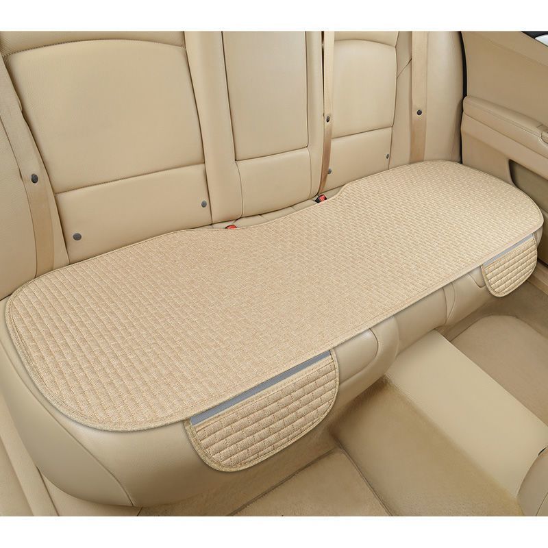 Linen Car Cushion Four Seasons Universal Single Piece Three Piece Set