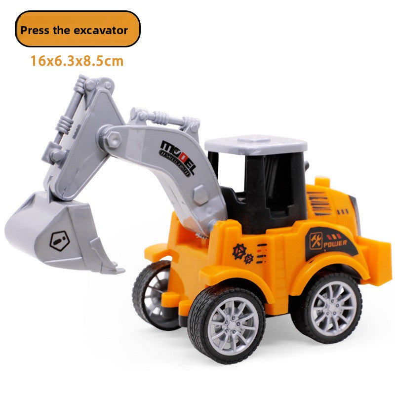 Toy car, excavator, inertial off-road vehicle