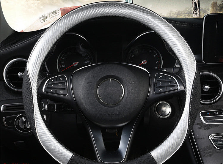 Premium Microfiber Leather Steering Wheel Cover