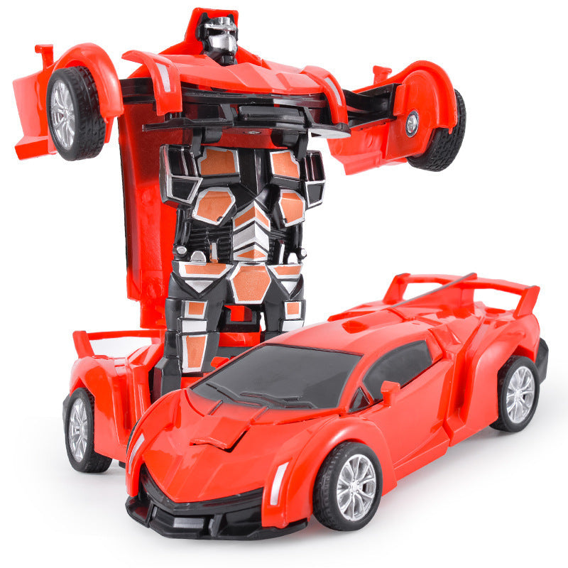 Children's transformable toy car model