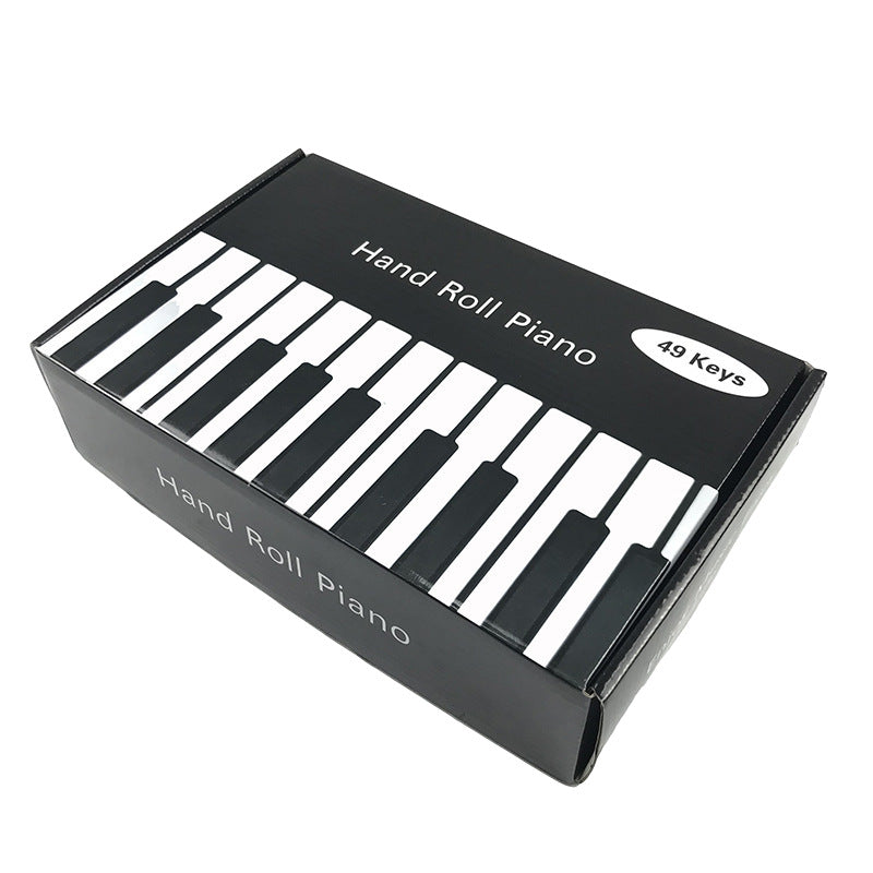 49-Key Portable Silicone Foldable Electronic Keyboard