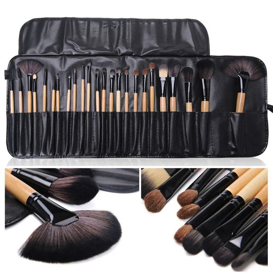Premium 24-Piece Professional Makeup Brush Set
