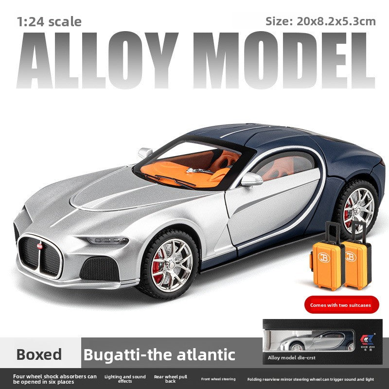 Metal Sports Car Model with Flash and Sound