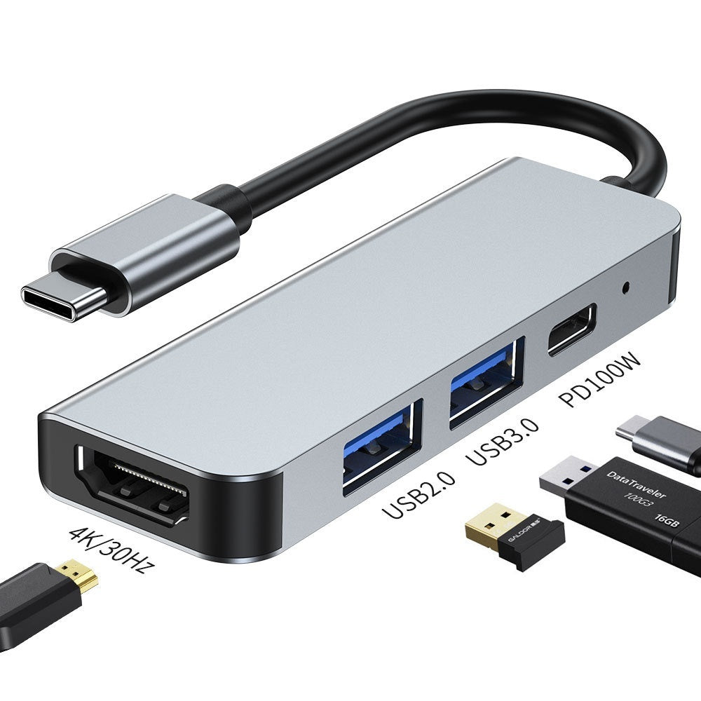 Portable 6-in-1 Notebook and Tablet Expansion Dock