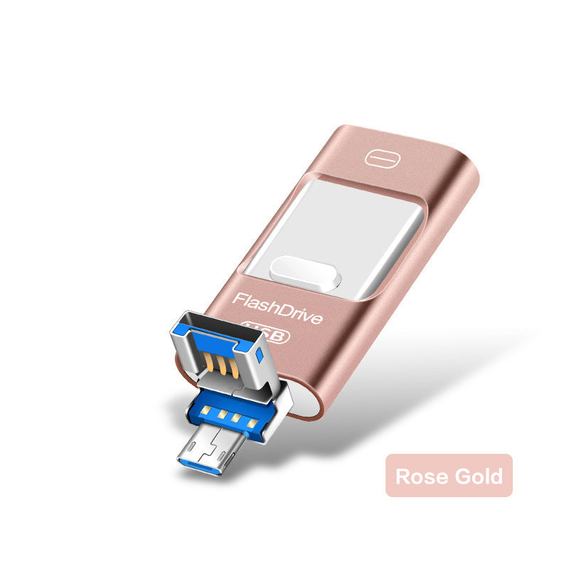 Premium 3-in-1 USB Flash Drive for Mobile & Computer