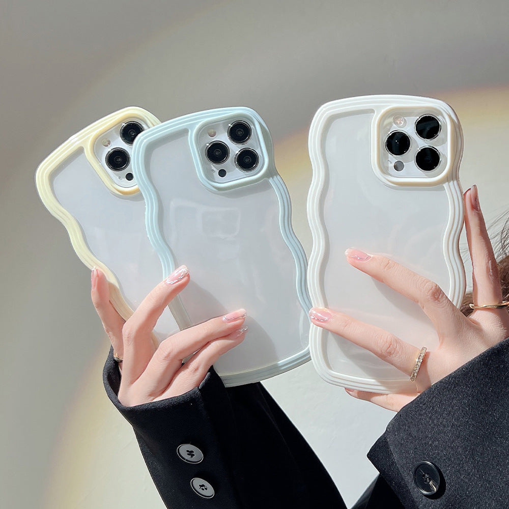 Wavy Border iPhone Case - Flexible TPU & Full Protection