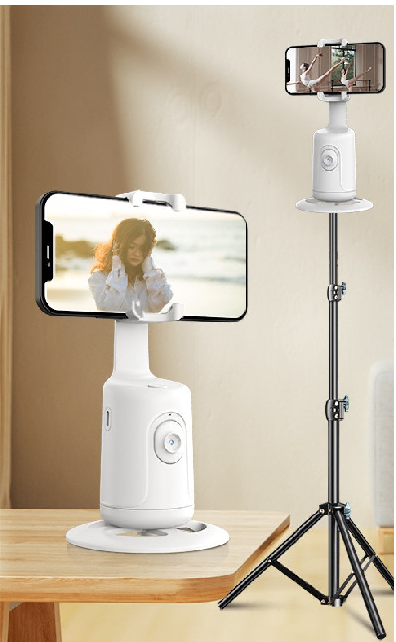 360 Auto Face Tracking Gimbal - AI Smart Phone Holder for Creators