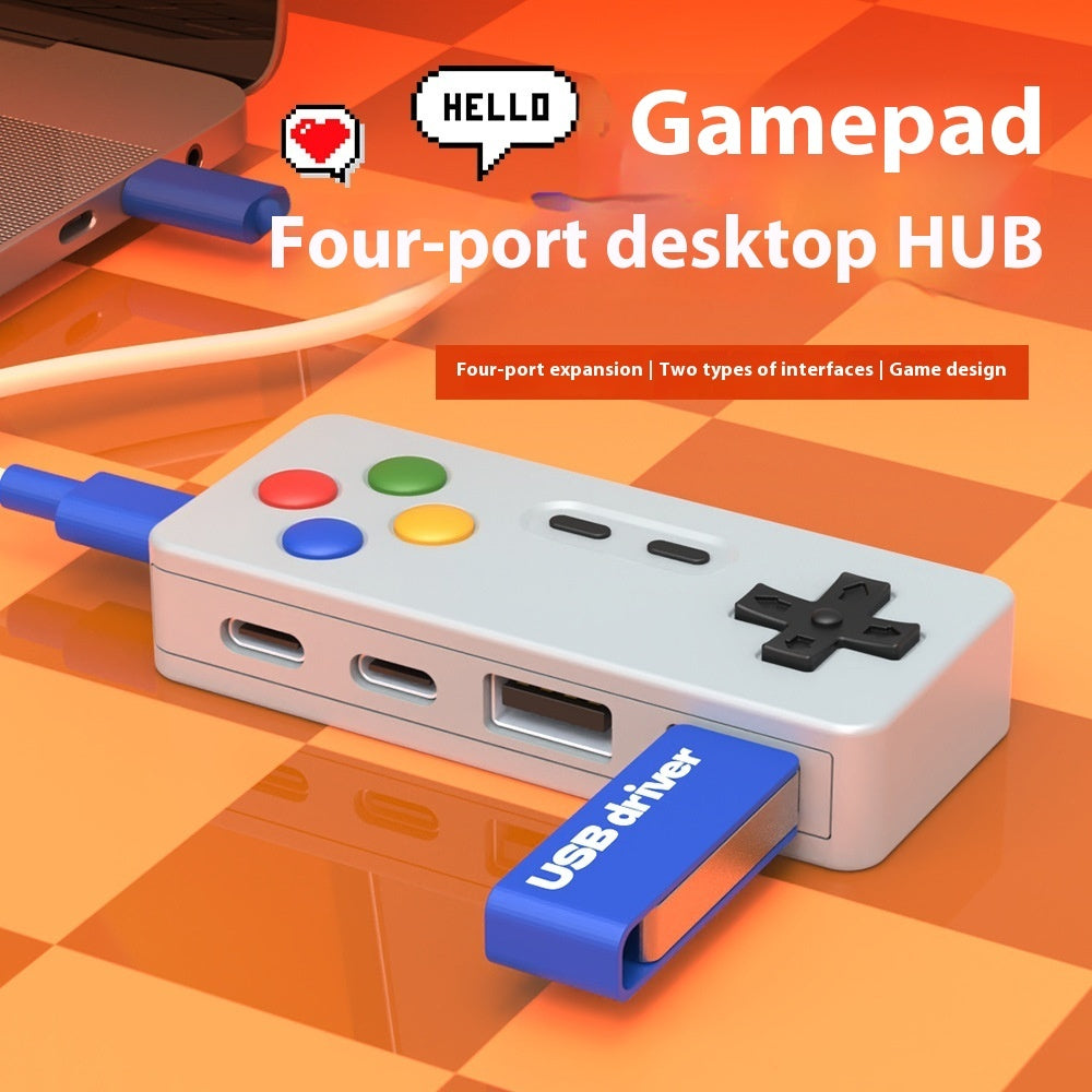 Customizable Cartoon Game Console Modeling Four in One USB High Speed Hub Concentrator