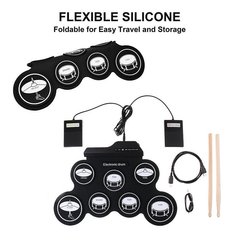Roll-Up Electronic Drum Set
