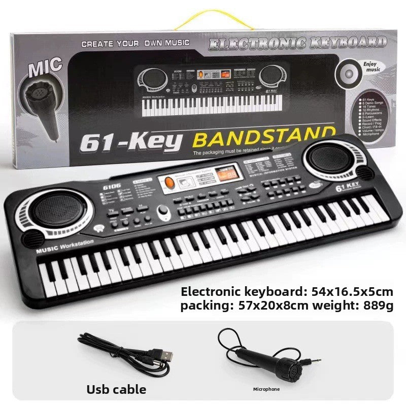 Children's 61-key electronic keyboard piano