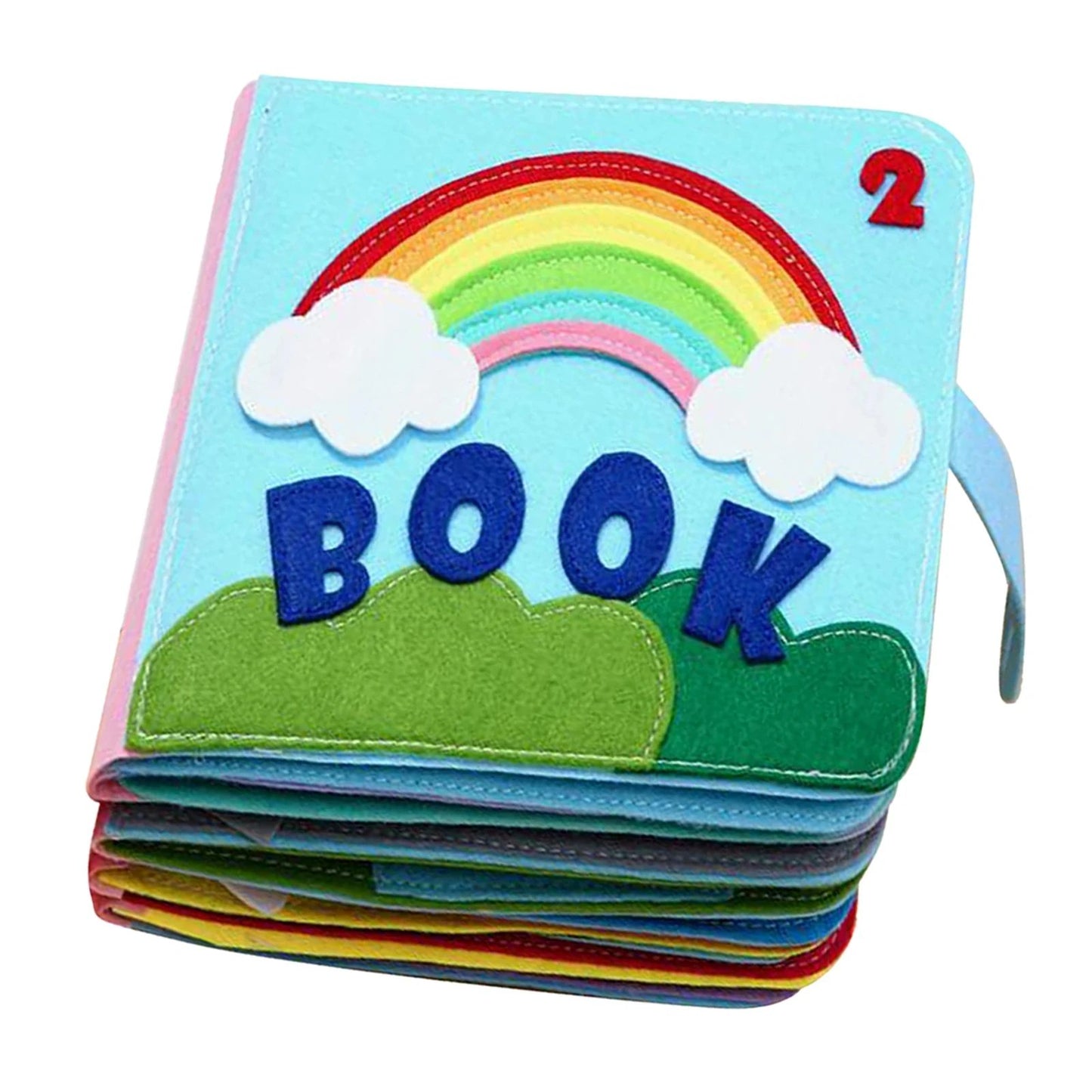 Quiet Book Montessori Baby Toys Felt Busy Book Kids