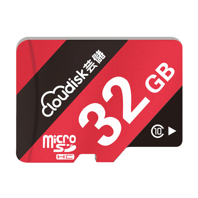 High-Speed Driving Recorder Memory Card - 8GB, 16GB, 32GB (Red)