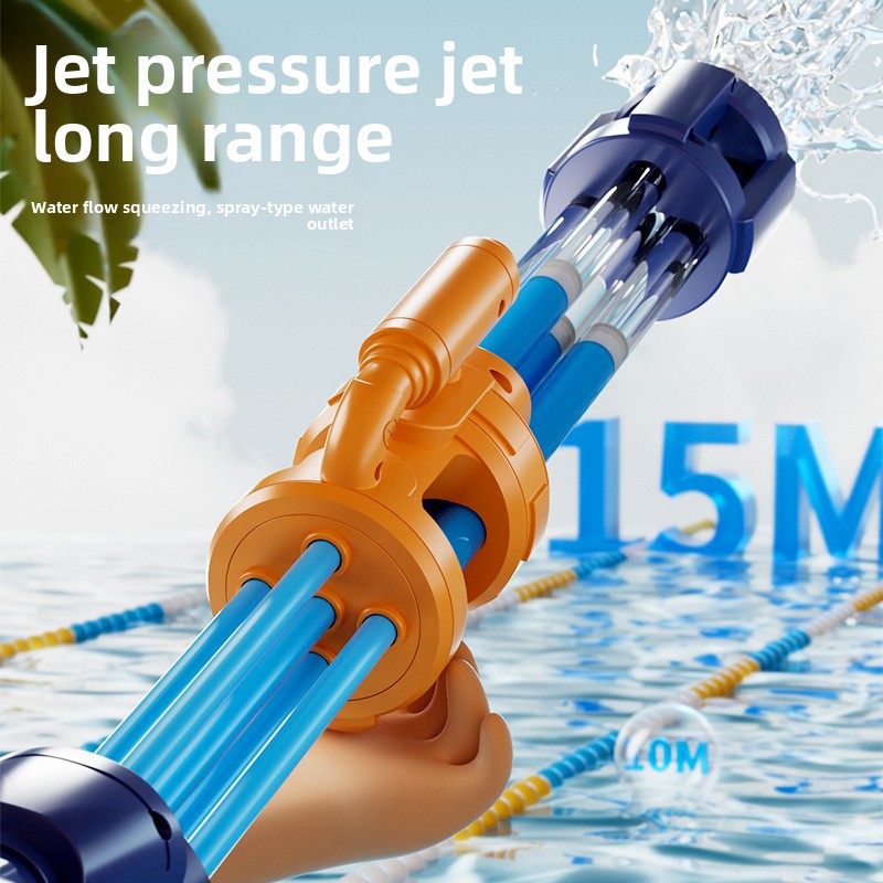 Pull Pump Water Gun Toy with Long Range Spray