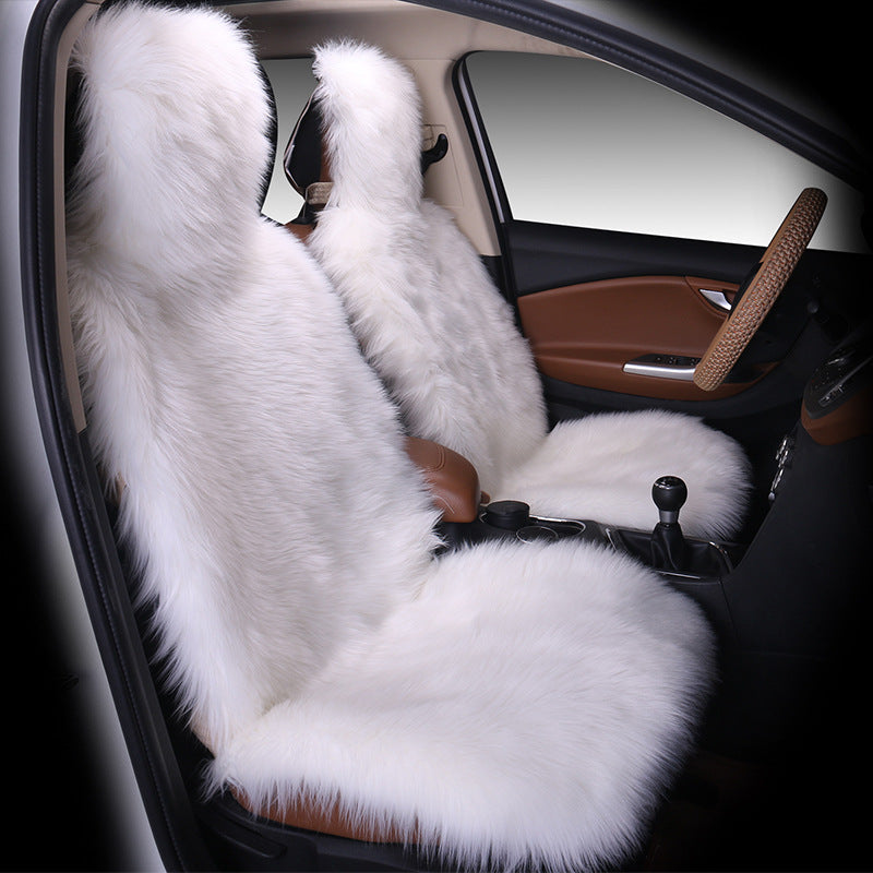 Premium Plush Car Seat Cushion - Universal Winter Comfort
