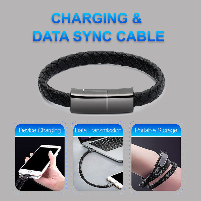 Wearable Charger Bracelet for iPhone & Android
