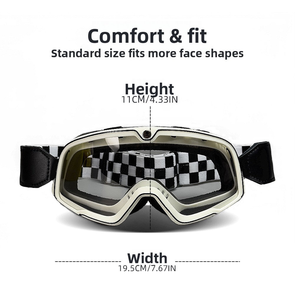 Retro Motorcycle Riding Goggles Windproof