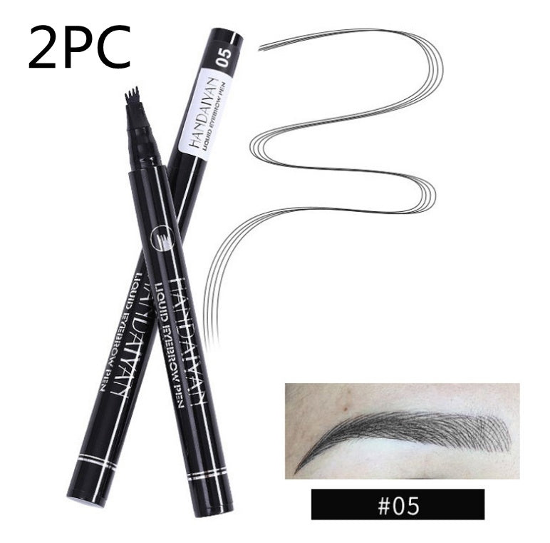 Microblading Effect Eyebrow Pen - Waterproof, Fine Sketch, Long-Lasting