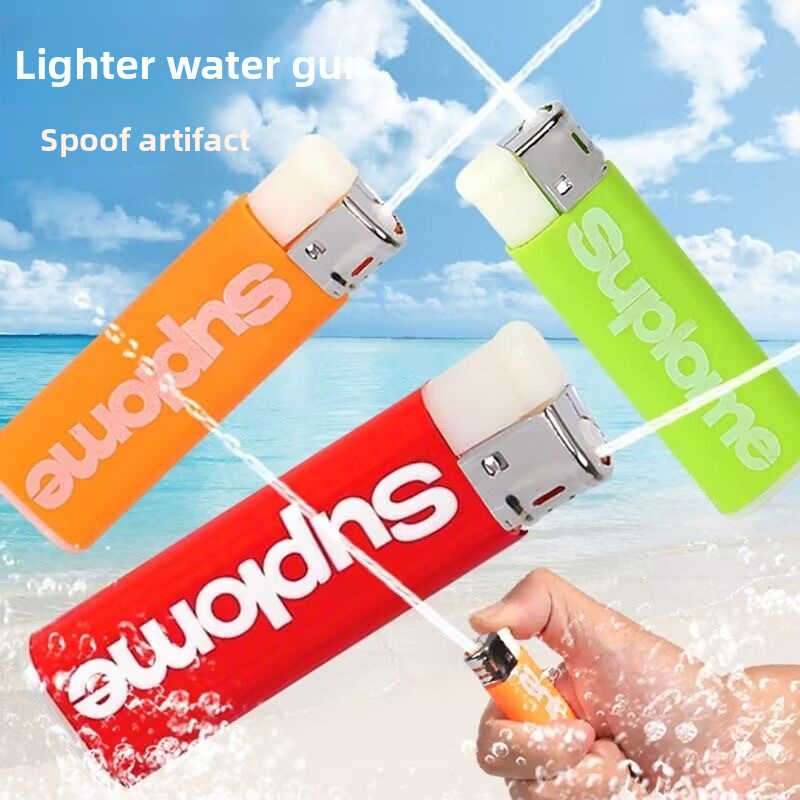 Lighter-Shaped Water Gun Toy for Outdoor Fun
