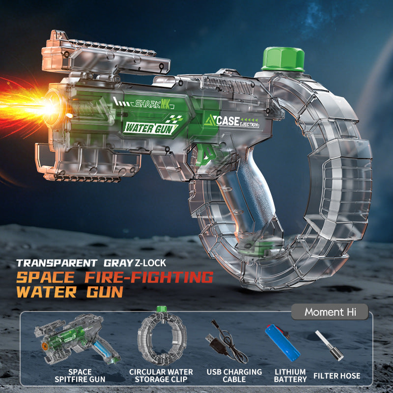 Electric Water Gun Toy with Flashing Lights