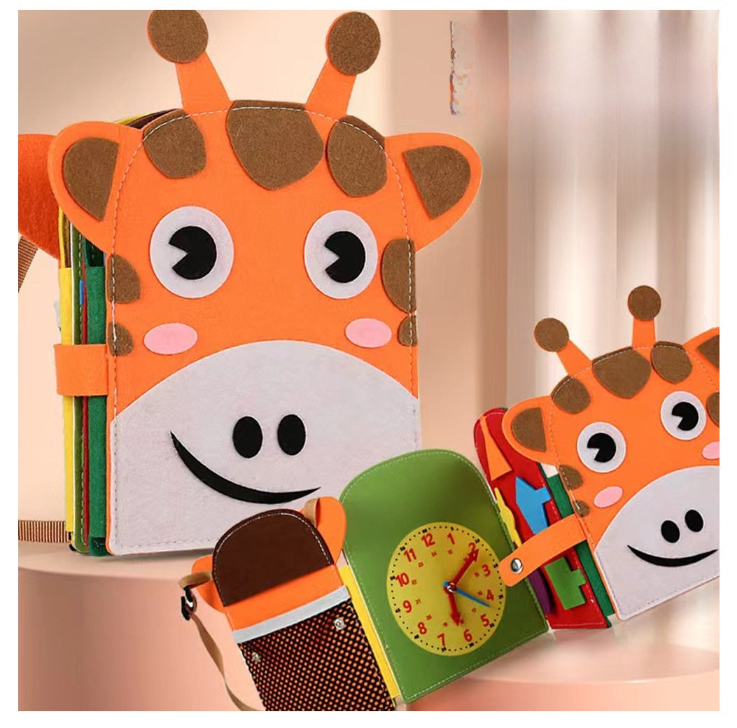 Interactive Felt Educational Cloth Book for Children