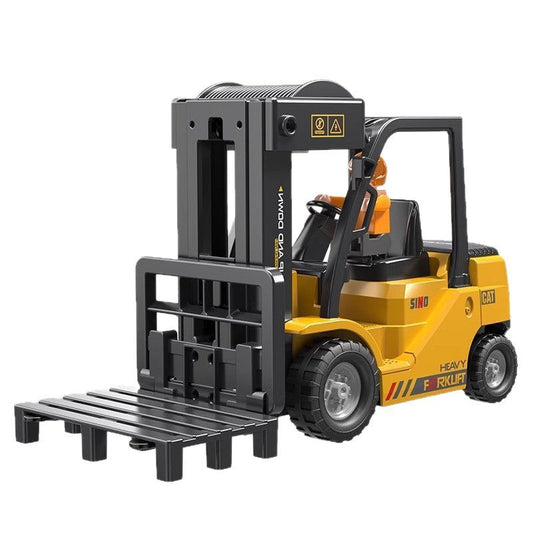 Forklift, crane, children's toys