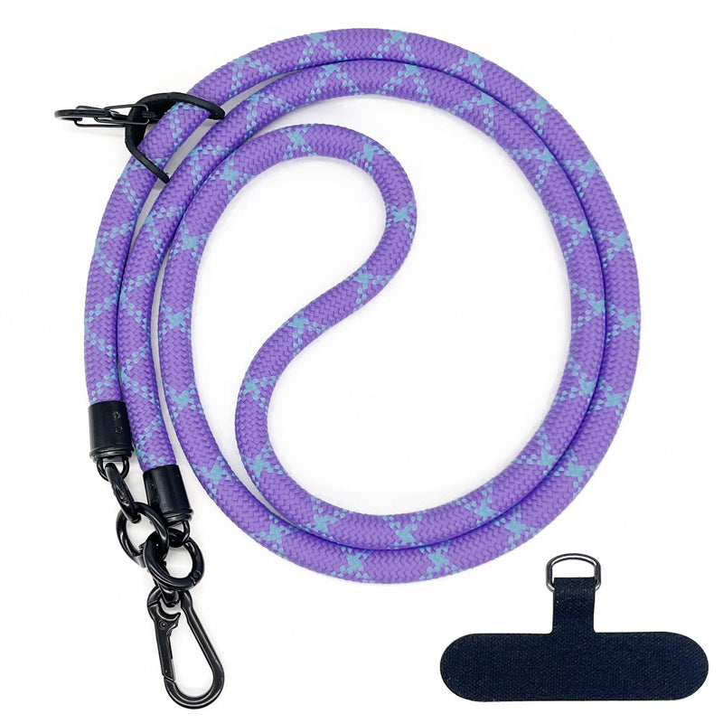 10MM Climbing Rope Mobile Phone Lanyard Gasket Adjustable Crossbody Mobile Phone Strap Camera Strap Rope Anti-lost Neck Rope