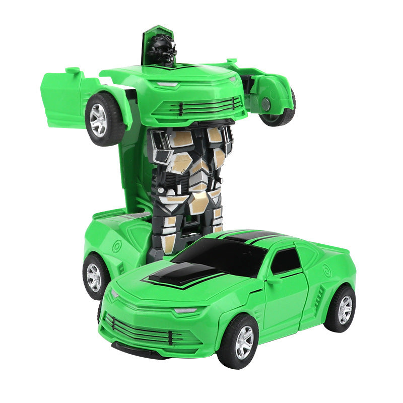 Children's transformable toy car model