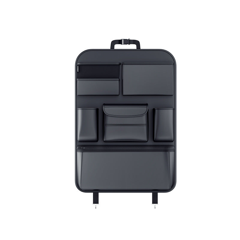 Premium Leather Car Seat Back Organizer