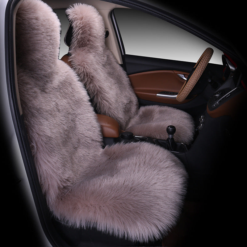 Premium Plush Car Seat Cushion - Universal Winter Comfort