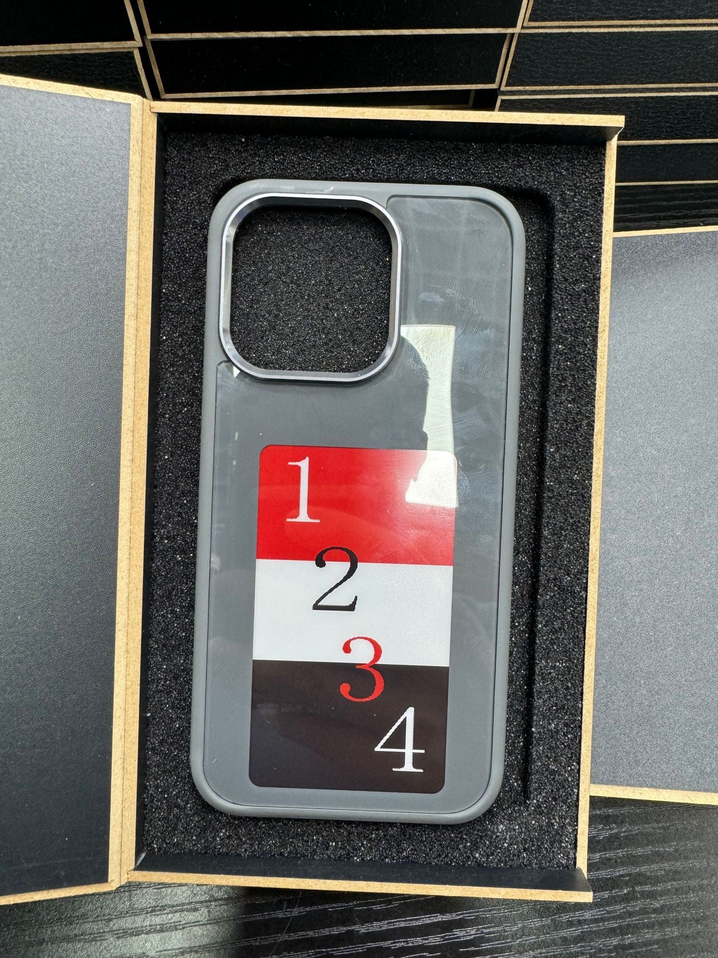 E-Ink Personalized Phone Case for iPhone