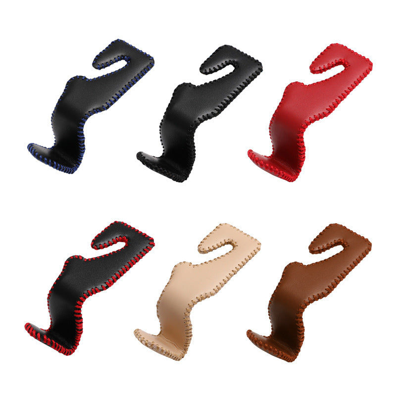 Car Car Seat Back Hook Car Multifunction Hidden Small Hook Gold