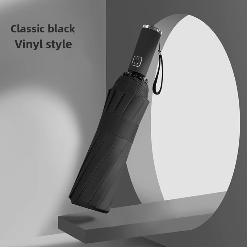 The fully automatic umbrella is suitable for both sunny and rainy days