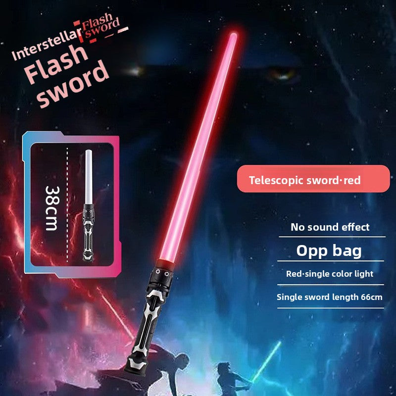 The two-in-one laser sword with seven-color retractable function
