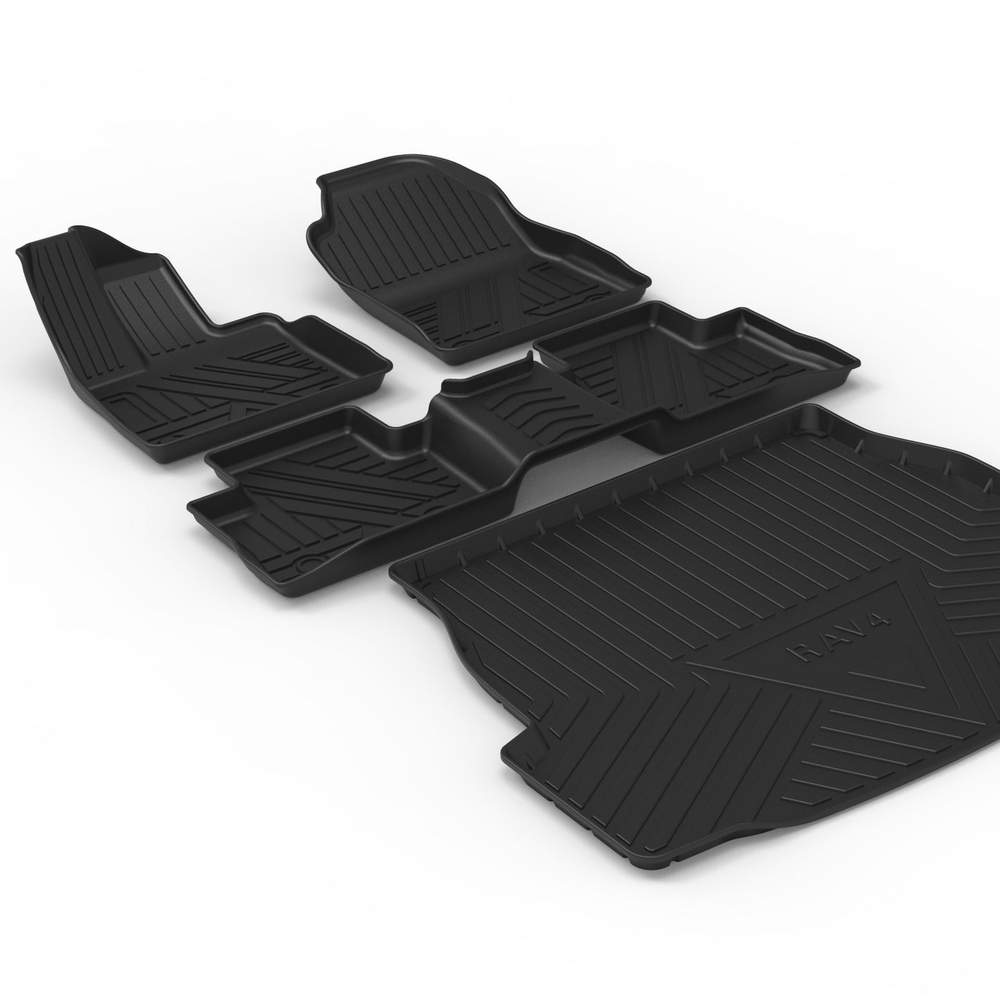 Carbon Fiber Pattern TPE Car Trunk Mat