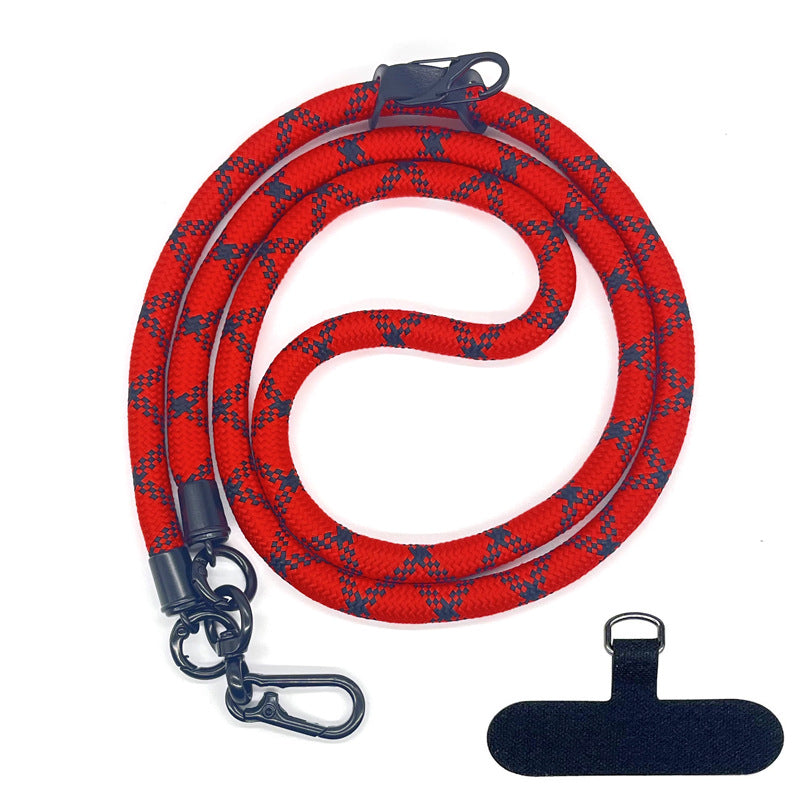 10MM Climbing Rope Mobile Phone Lanyard Gasket Adjustable Crossbody Mobile Phone Strap Camera Strap Rope Anti-lost Neck Rope