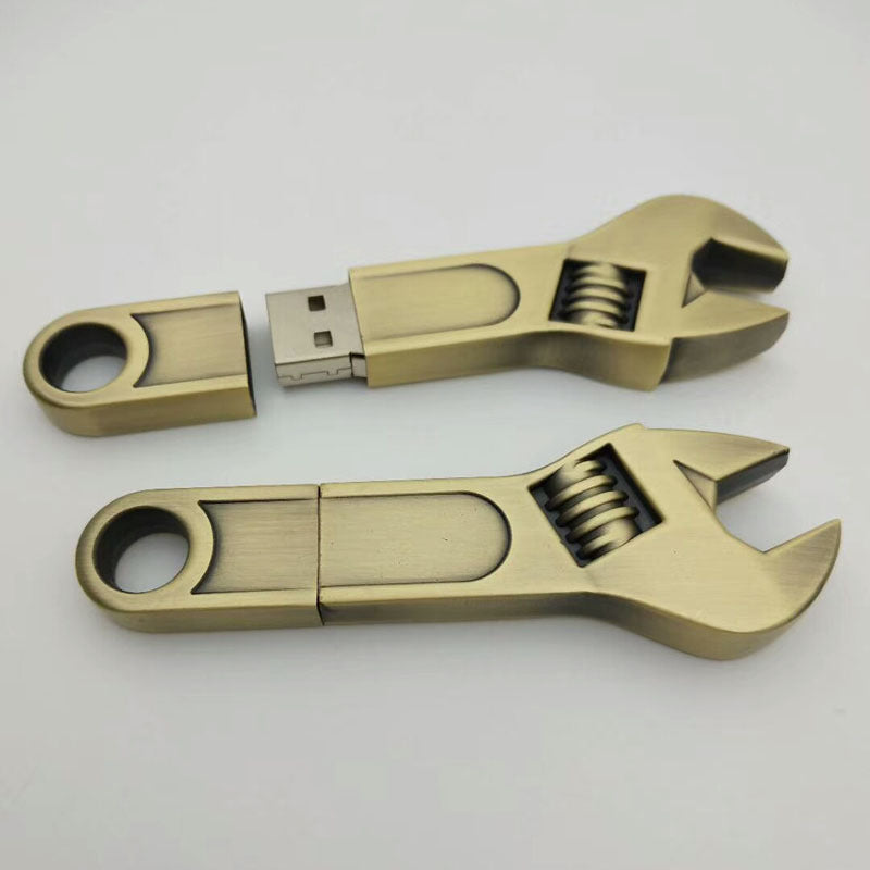 Plum Blossom Wrench USB 3.0 Flash Drive - Customizable Business Gift