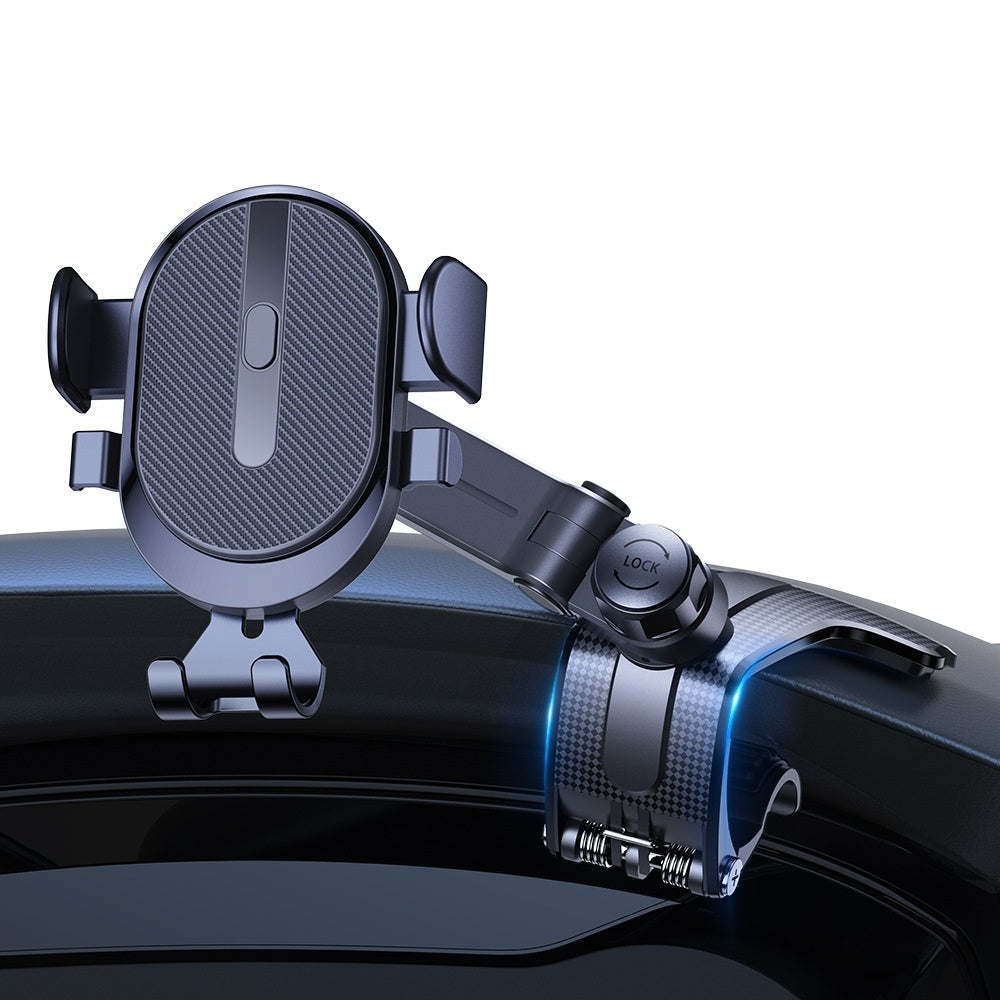 Car-mounted Mobile Phone Bracket With Hook Rotating Air Outlet