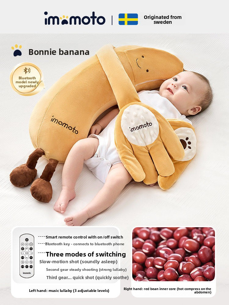 Newborn Soothing Plush Doll with Bluetooth Lullabies
