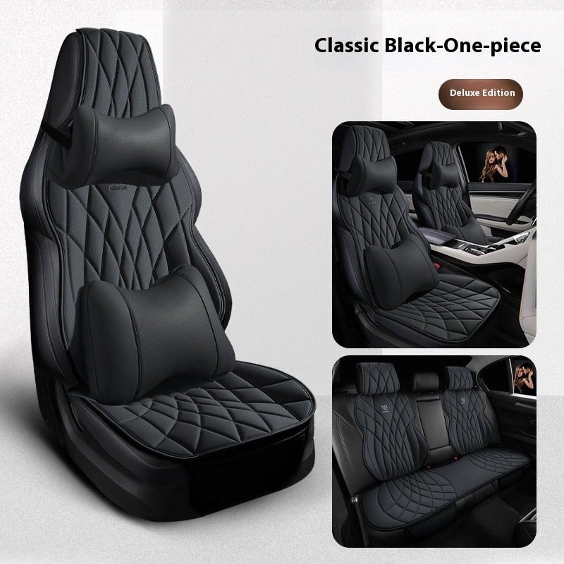 Universal Leatherette Car Seat Covers - Five-Seat Set